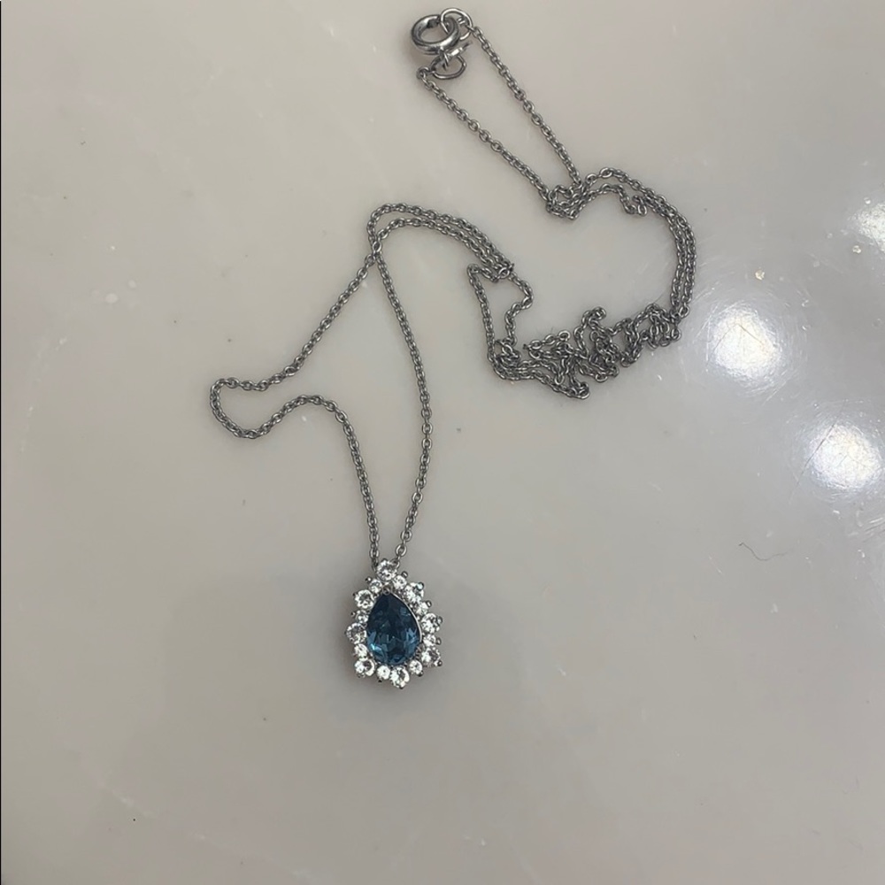 Blue necklace